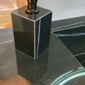 Porcelain Sink with Shelf & Towel Slot - Image 5